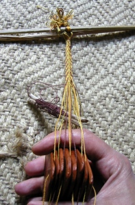 trabajo  telar egipcio  tablet weaving